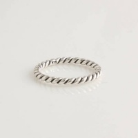 925 Sterling Silver Pandora Match Twist Ring Size 6 925 Sterling Silver Pandora Match Twist Ring Size 6
