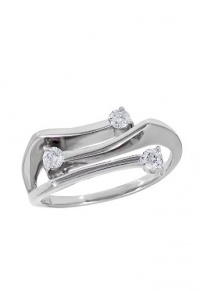 Effy Jewlery 14K White Gold Diamond Ring, .26 TCW Ring size 7 Effy Jewlery 14K White Gold Diamond Ring, .26 TCW Ring size 7