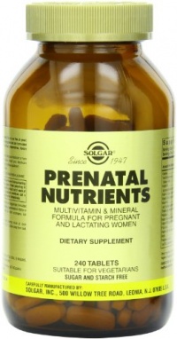 Solgar - Prenatal Nutrients, 240 tablets