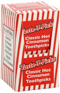 Taste-T-Picks Cinnamon Toothpicks, 12-Count Package (Total 180 Picks) Taste-T-Picks Cinnamon Toothpicks, 12-Count Package (Total 180 Picks)