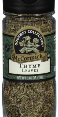 McCormick Gourmet Collection Thyme Leaves, 0.62-Ounce McCormick Gourmet Collection Thyme Leaves, 0.62-Ounce
