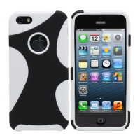 Fosmon HYBO Series TPU + PC Splash Design Case for Apple iPhone 5 - White & Black Fosmon HYBO Series TPU + PC Splash Design Case for Apple iPhone 5 - White & Black