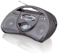 GPX Portable CD Player with AM/FM Radio, Line in for MP3 Devices (Gunmetal Grey) GPX Portable CD Player with AM/FM Radio, Line in for MP3 Devices (Gunmetal Grey)