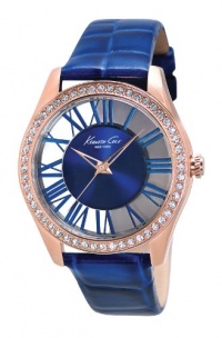Kenneth Cole New York Women's KC2757 Transparency Gold Case Transparent Blue Dial Watch Kenneth Cole New York Women's KC2757 Transparency Gold Case Transparent Blue Dial Watch