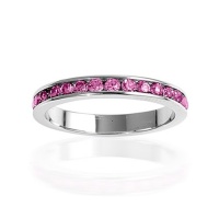 Bling Jewelry Sterling Silver Pink Tourmaline Color CZ October Birthstone Ring Bling Jewelry Sterling Silver Pink Tourmaline Color CZ October Birthstone Ring