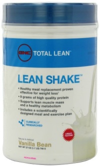 Gnc Total Lean Shake, Vanilla Bean, 1.7 Pounds Gnc Total Lean Shake, Vanilla Bean, 1.7 Pounds