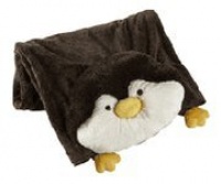 The Original My Pillow Pets Penguin Blanket (Black and White) The Original My Pillow Pets Penguin Blanket (Black and White)