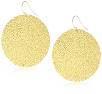 gorjana Somerset Gold-Plated Large Hammered Disc Earrings gorjana Somerset Gold-Plated Large Hammered Disc Earrings