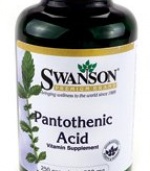 Pantothenic Acid 500 mg 250 Caps