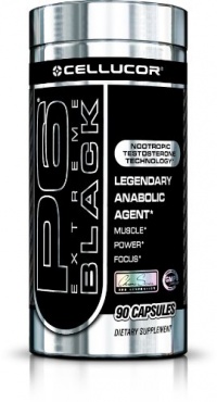 Cellucor P6 Extreme Black | Nootropic Testosterone Technology for Men| 90 capsules Cellucor P6 Extreme Black | Nootropic Testosterone Technology for Men| 90 capsules