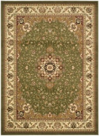 Safavieh LNH329B Lyndhurst Collection Green and Ivory Area Rug, 4-Feet by 6-Feet Safavieh LNH329B Lyndhurst Collection Green and Ivory Area Rug, 4-Feet by 6-Feet