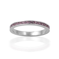 Bling Jewelry Sterling Silver Alexandrite Color CZ June Birthstone Eternity Ring Bling Jewelry Sterling Silver Alexandrite Color CZ June Birthstone Eternity Ring
