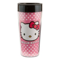 Vandor 18051 Hello Kitty Plastic Travel Mug, Pink, 16-Ounce Vandor 18051 Hello Kitty Plastic Travel Mug, Pink, 16-Ounce