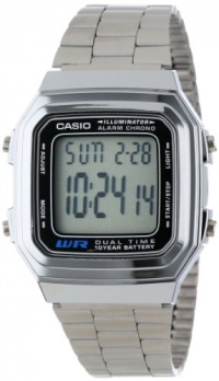 Casio Men's A178WA-1A Illuminator Bracelet Digital Watch Casio Men's A178WA-1A Illuminator Bracelet Digital Watch