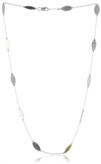 GURHAN Willow Silver Necklace with High Karat Gold Accents GURHAN Willow Silver Necklace with High Karat Gold Accents