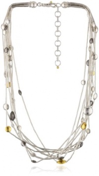 GURHAN Lentil Silver with High Karat Gold Accents Necklace GURHAN Lentil Silver with High Karat Gold Accents Necklace