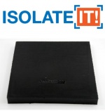 Isolate It: Sorbothane Vibration Isolation Square Pad 50 Duro (.50 Thick 5 x 5) 2-Pack