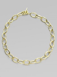 From the Glamazon Collection. Bold, freeform ovals of 18k gold, linked together and clasped with a signature toggle. 18k yellow gold Length, about 18 Toggle closure Made in Italy