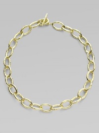 From the Glamazon Collection. Bold, freeform ovals of 18k gold, linked together and clasped with a signature toggle. 18k yellow gold Length, about 18 Toggle closure Made in Italy From the Glamazon Collection. Bold, freeform ovals of 18k gold, linked together and clasped with a signature toggle. 18k yellow gold Length, about 18 Toggle closure Made in Italy