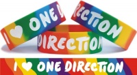 Rainbow One Direction Wristband 1D Merchandise Wrist Band Bracelet Clothing Rainbow One Direction Wristband 1D Merchandise Wrist Band Bracelet Clothing