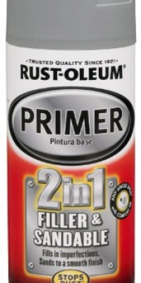 Rust-Oleum Automotive 260510 11-Ounce 2 In 1 Filler and Sandable Primer Spray, Gray Rust-Oleum Automotive 260510 11-Ounce 2 In 1 Filler and Sandable Primer Spray, Gray