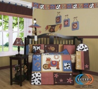 Boutique Horse Western Cowboy 13PCS CRIB BEDDING SET Boutique Horse Western Cowboy 13PCS CRIB BEDDING SET