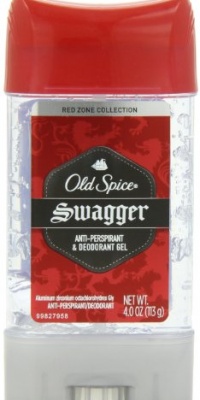 Old Spice Red Zone Collection Swagger Scent Men's Anti-Perspirant & Deodorant Gel 4 Oz Old Spice Red Zone Collection Swagger Scent Men's Anti-Perspirant & Deodorant Gel 4 Oz