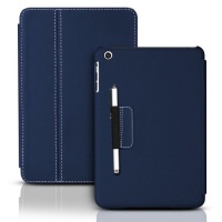 Photive Ultra Slim Folio Case for The iPad Mini with Built in Stand and Stylus Holder. Smart Cover Case Supports Sleep/Wake Feature- BLUE Photive Ultra Slim Folio Case for The iPad Mini with Built in Stand and Stylus Holder. Smart Cover Case Supports Sleep/Wake Feature- BLUE