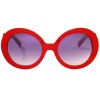 Women's Vintage Style Oversized Round Sunglasses, UV Protection