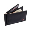 Mens Leather Wallet Money Clip Spring Front Pocket Wallet 11 Cards Thim Slim Billfold