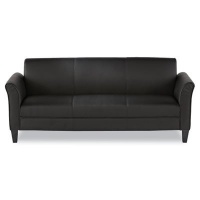 Alera RL21LS10B - Reception Lounge Furniture, 3-Cushion Sofa, 77w x 31-1/2d x 32h, Black Alera RL21LS10B - Reception Lounge Furniture, 3-Cushion Sofa, 77w x 31-1/2d x 32h, Black