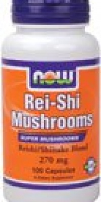 Now Foods Rei-shi Mushrooms 270mg, Capsules, 100-Count Now Foods Rei-shi Mushrooms 270mg, Capsules, 100-Count