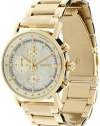 DKNY Chronograph Quartz Gold Tone Dial Women's Watch NY4332