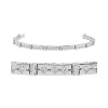 CleverEve Luxury Series Diamond Bracelet 2.90 ct. tw. - Symmetrical Tennis Bracelet in 18K White Gold