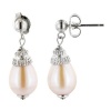 Sterling Silver Freshwater Cultured Pearl Drop Earrings