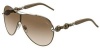 Gucci Women's 4203/S Shield Sunglasses,Light Brown Frame/Brown Gradient Lens,One Size