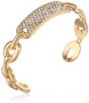 Kenneth Cole New York Bracelet Item Gold Pave Identification Cuff Bracelet, 6