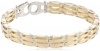 14k Bonded Gold and Silver Men's 8.9mm Bracelet, 8