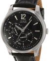 GUESS U95152G1 Men's Stainless Steel Quartz Day Black Dial