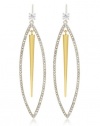 Juicy Couture Open Pave Oval & Spike Earrings