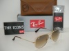 RAY BAN Aviator Sunglasses Gold Frame RB 3025 001/51 Gradient Brown 58mm