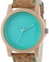 Sprout Unisex ST/5516GNCK Green Dial Cork Strap Eco-Friendly Watch