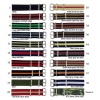 18mm Military James Bond-Style Nylon Watch Strap Band - Choose From 20 Colors Style: 14 Navy red