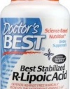 Doctor's Best - Best Stabilized R-Lipoic Acid 100 mg. - 180 Vegetarian Capsules