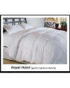 California-King Size Down-Comforter 1200-Thread-Count Siberian Goose Down Comforter 100 percent Egyptian-Cotton 1200 TC - 750FP - 50Oz - Stripe White Down Comforter