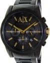 Armani Exchange Mens A|X Oversized Black Chronogra