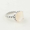 Pandora Match Sterling Silver Stunning Sincerity with Mother of Pearl Ring Size 9