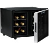 Wine Enthusiast Silent 12 Bottle Dual Zone Touchscreen Wine Refrigerator