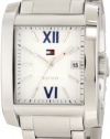 Tommy Hilfiger Men's 1710319 Classic Tank Roman Numeral Enamel Dial Watch