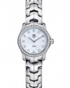 TAG Heuer Women's WJF1417.BA0589 Link Diamond Accented Bezel and Dial Watch